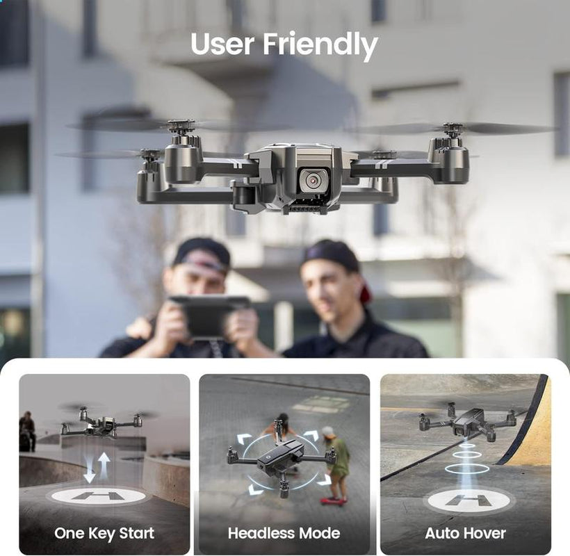Holy Stone HS440 Foldable FPV Drone - 1080P WiFi Camera, Perfect for Beginners, Long Flight Time with Modular Battery