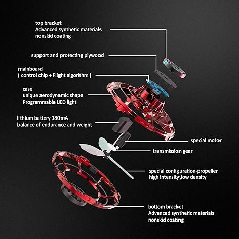 LED Hand Operated Mini Drones