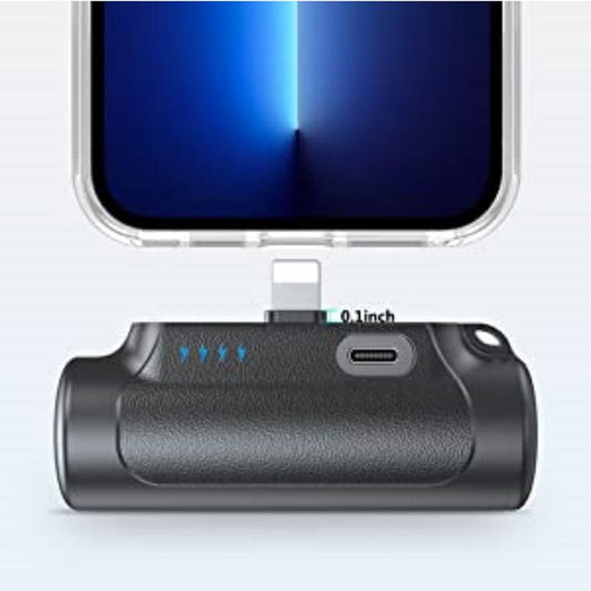 Ultra-Compact 6500mAh Mini Portable Charger for iPhone - Fast Charging Power Bank for iPhone 14/13/12/11/Xs/Xr/X/8/7/6/6S